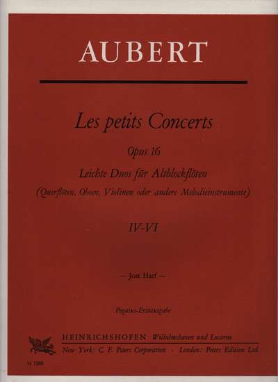photo of Les petits Concerts, Op. 16, IV-VI