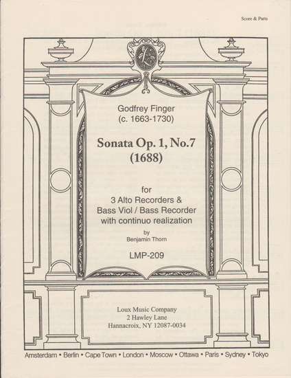 photo of Sonata Op. 1, No. 7 