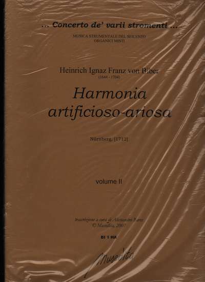 photo of Harmonia artificioso-ariosa, Volume I and II