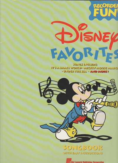 photo of Disney Favorites, Recorder Fun, 7 tunes