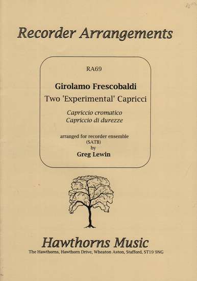 photo of Two Experimental capricci, Capriccio cromatico and Capriccio di durezze