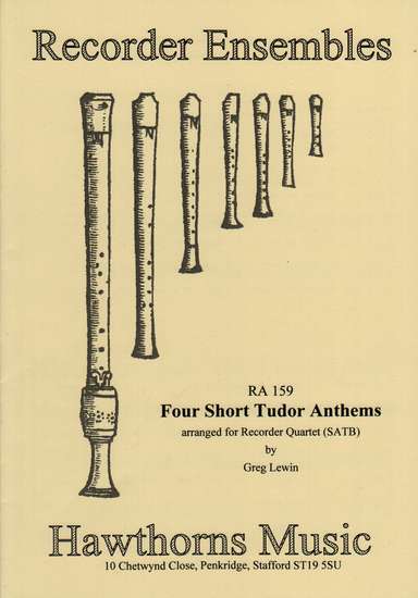 photo of Four Short Tudor Anthems by Tye, Ford, Tallis, Mudd