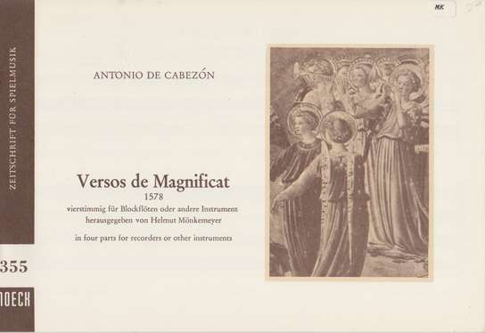 photo of Versos de Magnificat, 1578