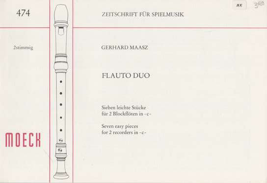photo of Flauto Duo, Seven easy pieces