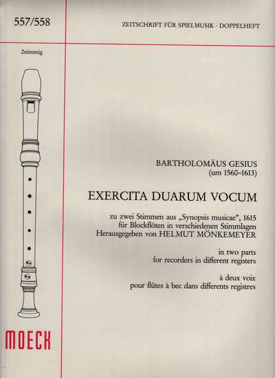 photo of Exercita Duarum Vocum from Synopsis musicae