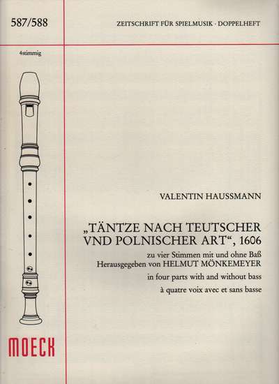 photo of Tantze nach Teutscher und Polnischer art, Dances of the German and Polish type