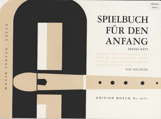 photo of Spielbuch fur den Anfang, Erstes Heft. Music for Beginners, Bk 1, songs, tunes