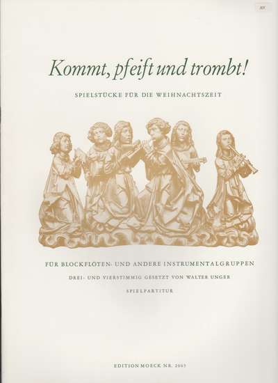 photo of Kommt, pfeift und trombt!, Come fife and trumpet! songs for Christmas