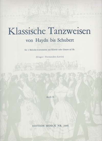 photo of Klassische Tanzweisen von Haydn bis Schubert, Classical Dance Music, Bk. II