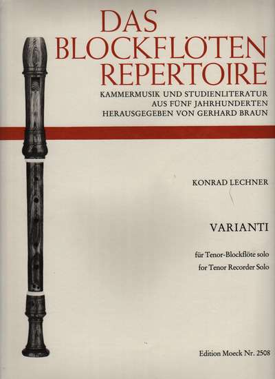 photo of Varianti for Tenor Recorder (modern technique)