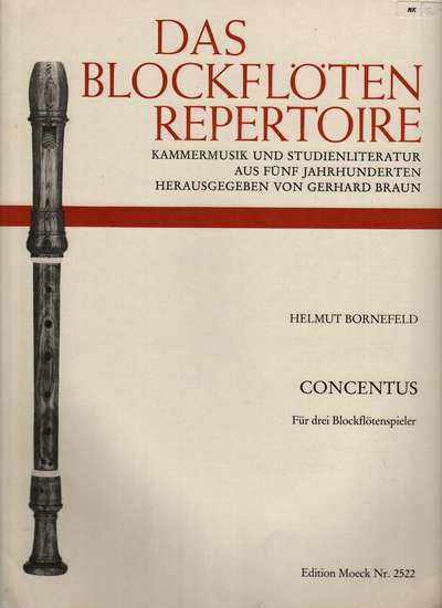 photo of Concentus for three recorder players (modern technique)