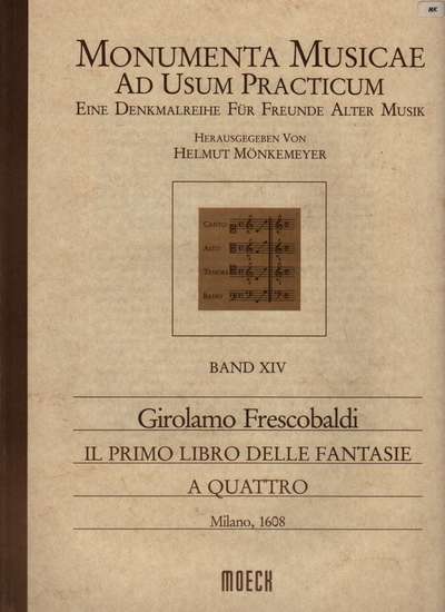 photo of Monumenta Musicae, Primo Libro della Fantasie a Quatro