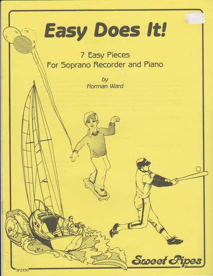 photo of Easy Does It!, 7 Easy Pieces for Soprano Recorder and Piano
