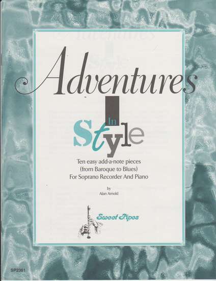 photo of Adventures in Style, 10 easy pieces in Baroque to Blues Style