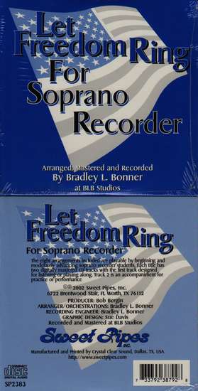 photo of Let Freedom Ring, 8 Arrangements of Patriotic Songs, CD