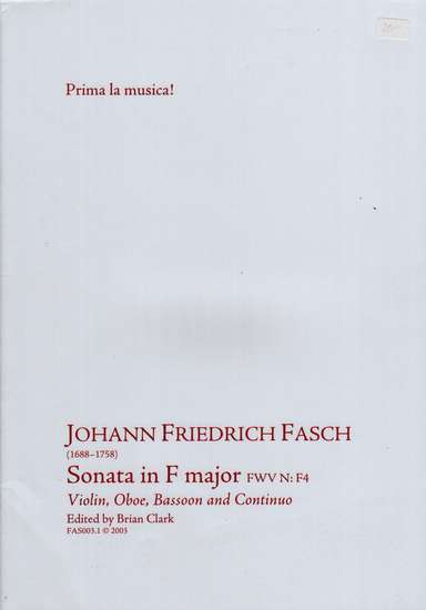 photo of Sonata in F major FWV N:F4