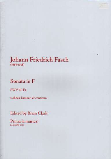 photo of Sonata in F major FWV N:F2