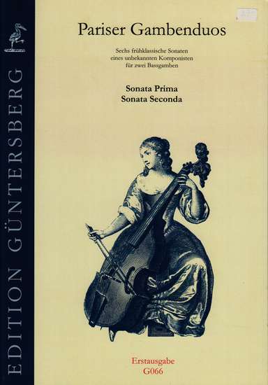 photo of Pariser Gambenduos, Sonata Primo, Sonata Seconda
