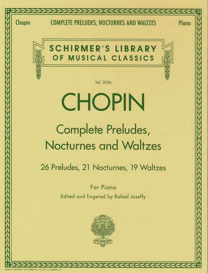 photo of Complete 26 Preludes, 21 Nocturnes and 19 Waltzes