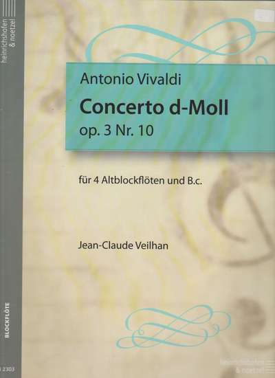 photo of Concerto d minor, Op. 3, No. 10