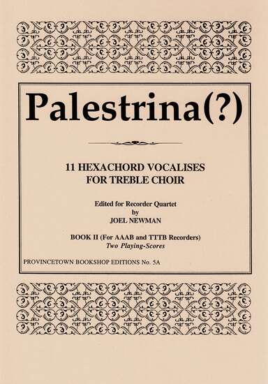 photo of 11 Hexachord Vocalises for Treble Choir, Book II