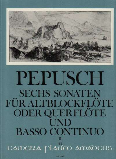 photo of Sechs Sonaten für Altblockflöte und Bc, Second Suite, Vol. 2, No. 4-6