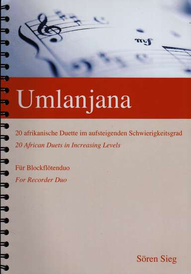 photo of Umlanjana, 20 duets for various recorders