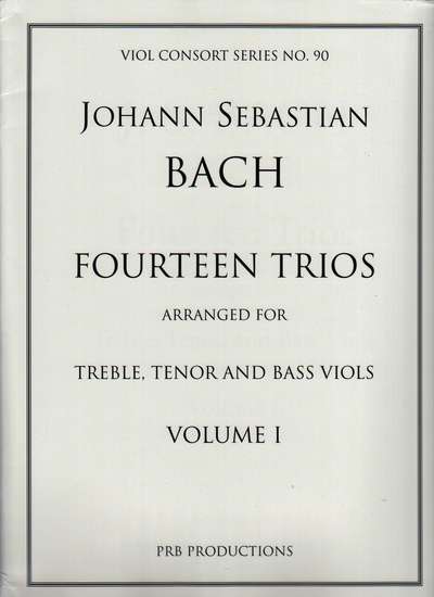 photo of Fourteen Trios arranged for TrTB, BWV 789, 788, 790, 793, 798, 800, 791