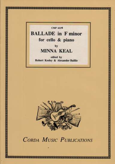 photo of Ballade in F minor, for cello and piano