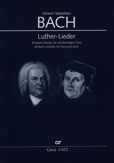 photo of Luther-Lieder, 30 Bach Chorales for four part choir