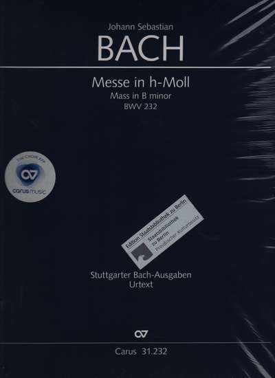 photo of Mass in B minor, BWV 232, full score, paper
