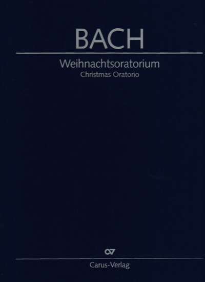 photo of Christmas Oratorio, BWV 248, Cantatas I-VI full score, cloth cover