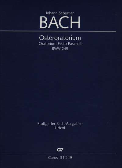 photo of Easter Oratorio, BWV 249, full score, paper cover