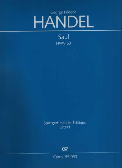 photo of Saul, HWV 53, full score, paper cover