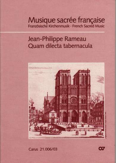 photo of Quam dilecta tabernacula, Psaume 83, vocal score