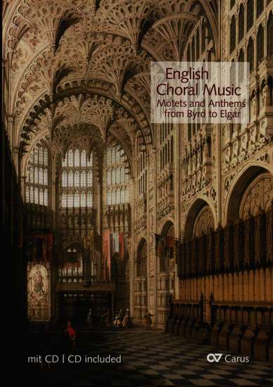photo of English Choral Music, Motets and Anthems from Byrd to Elgar, with CD
