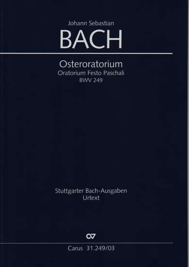 photo of Easter Oratorio, BWV 249, vocal score, paper cover