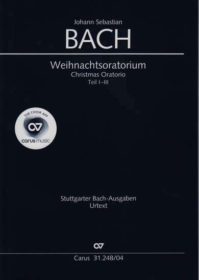 photo of Christmas Oratorio, BWV 248, Cantatas I-III vocal score, paper cover
