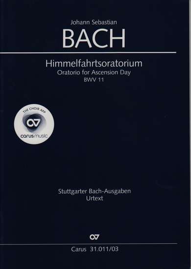 photo of Himmelfahrtsoratorium, BWV 11, vocal score