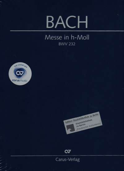 photo of Mass in B minor, BWV 232, full score, Cloth