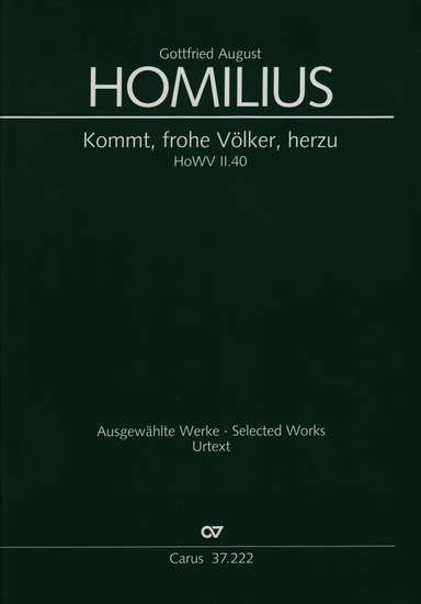 photo of Kommt, frohe Volker, herzu, HoWV II.40 Full score