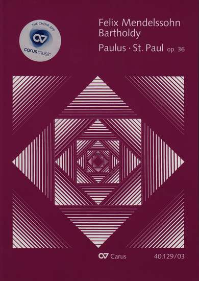 photo of Paulus, St. Paul, Op. 36, vocal score, paper