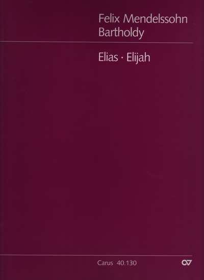 photo of Elias, Elijah, Op. 70, Full score, paper