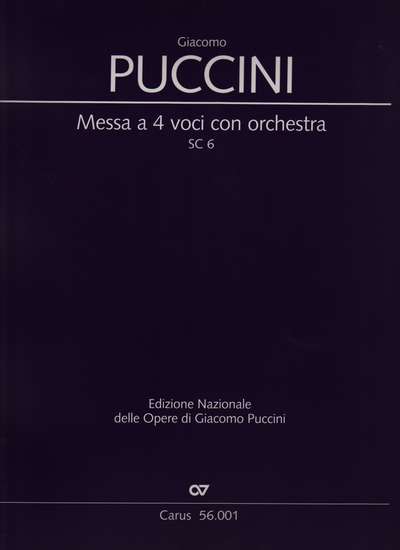 photo of Messa a 4 voci con orchestra SC 6, Full score, paper