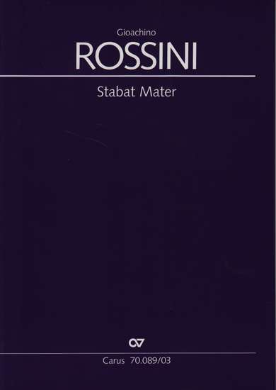 photo of Stabat Mater, vocal score