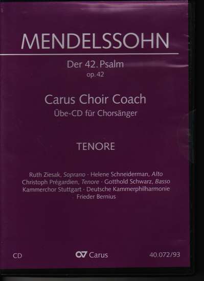 photo of Der 42. Psalm, Op. 42, Choir Coach CD, Tenor