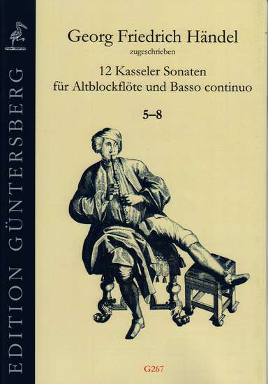 photo of 12 Kasseler Sonaten, No. 5-8, II score with realization