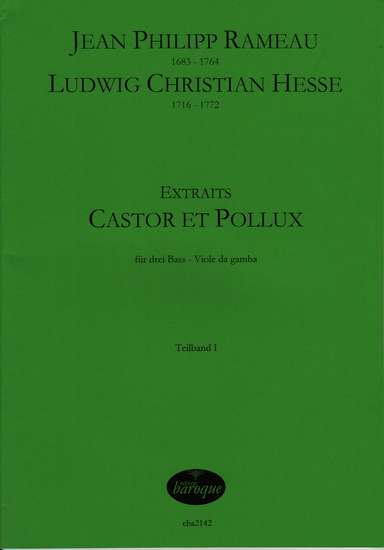 photo of Extracts from Castor et Pollux