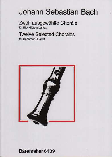 photo of Twelve Selected Chorales for Recorder Quartet
