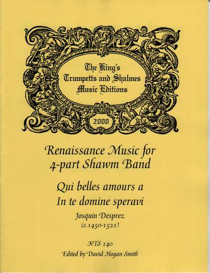 photo of Qui belles amours a, In te domine speravi with facsimile